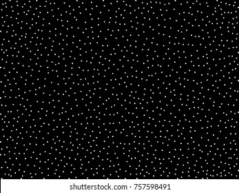 white dots on a black background