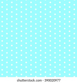 white dots on blue background seamless pattern vector.