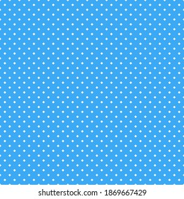 Puntos blancos sobre fondo azul. Resumen de fondo mosaico sin fisuras. Pixels fondo.