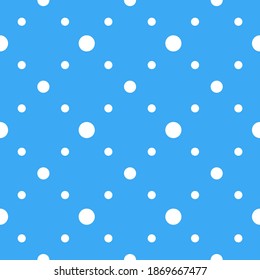 Puntos blancos sobre fondo azul. Resumen de fondo mosaico sin fisuras. Pixels fondo.