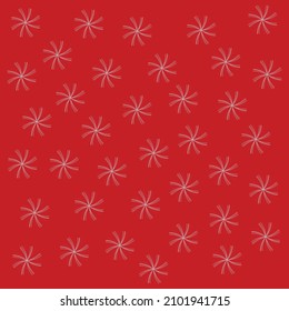 White dots on red background. Vector