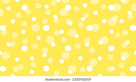 Puntos blancos sobre fondo amarillo
