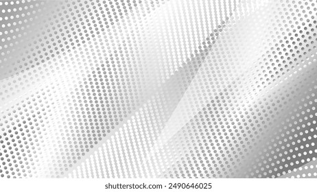 White dots shiny abstract background