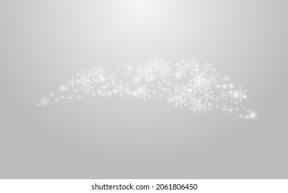 White Dots Vector Grey Background. Silver Xmas Confetti Design. Minimal Snow Card. Glow Snowfall Pattern.