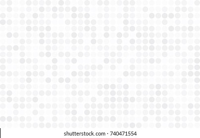 Fondo punteado blanco, fondo mínimo, fondo de punto degradado moderno, Vector 