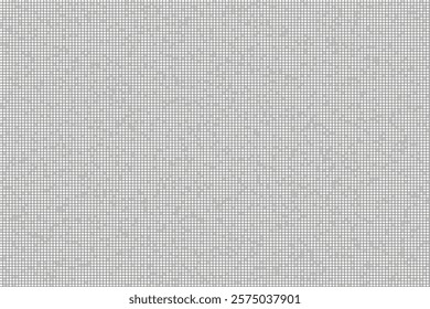 White dotted background. White mosaic texture. White mosaic glitter surface. Light grey fabric texture.