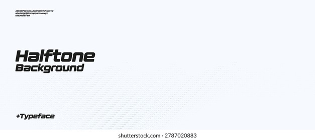 White Dotted Halftone Pattern, Wavy Halftone Texture, Dynamic Wave Background for Action Sport, Speed Race, Running, Tennis and Boxing, Technology and Future Innovation BG. Vector Illustration.