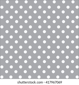 White Dotted on Gray Background 