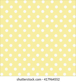 White Dotted on Yellow Background 