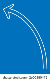 white double arrow vector illustration