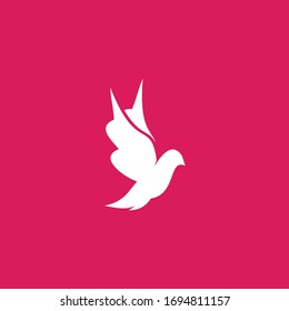 White Dove Logo Icon Design Vector Stock Vector (Royalty Free ...