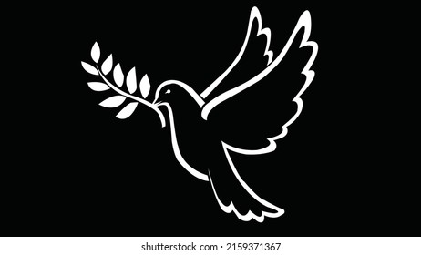 white Dove of Peace, list of birds in its beak