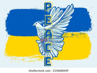 White Dove as a Symbol of Peace