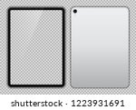 White Drawing Pad or Tablet Isolated.