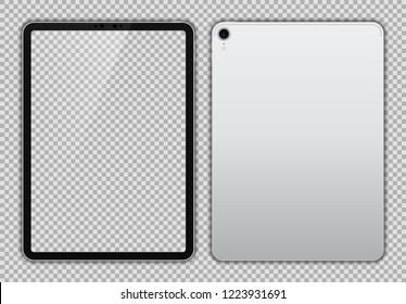 White Drawing Pad or Tablet Isolated.