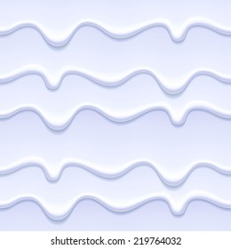 White drips abstract background - milk, yogurt or cream waves.