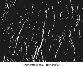 White drips on black background. Splashes and lines flow down dark surface leaving winding vector trails.