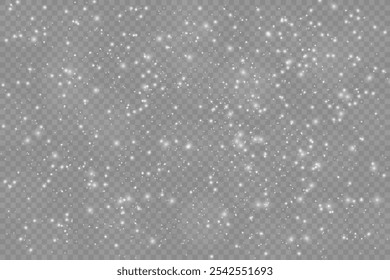 White dust light. Bokeh light glow lights background effect. Christmas background of sparkling dust Christmas glowing light bokeh light confetti lights and glitter texture overlay for your design.