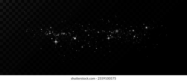 White dust light.Christmas scattering.
Decoration