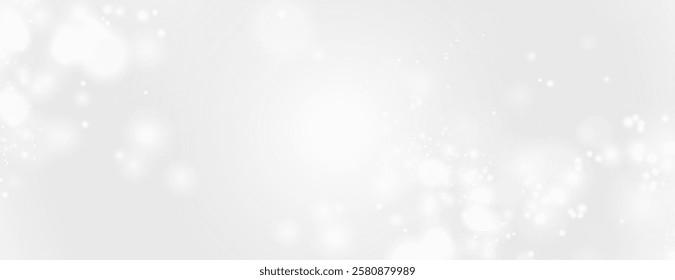 White dust PNG, shimmering Christmas dust with glowing bokeh, glitter, and confetti overlay. Perfect for your designs. Festive sparkling white texture for holiday cards, invitations, and banners.