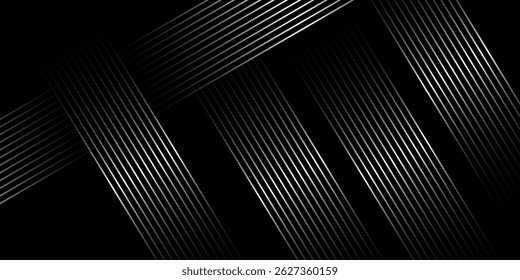 White dynamic abstract vector background with diagonal lines. Trendy classic color. 3d cover business presentation banner for sale evening party event. vector