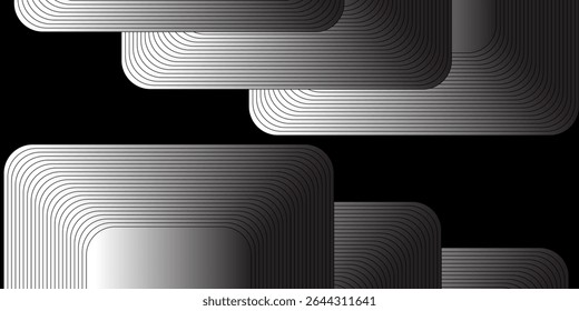 White dynamic abstract vector background with diagonal lines. Trendy classic color. 3d cover business presentation banner for sale evening party event. Fast moving soft point shadows
