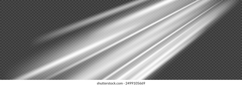 Weiß dynamische Geschwindigkeit der Bewegung und Licht. Lichtlinie und Lichter.	