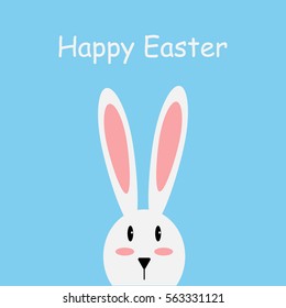 White easter rabbit. Easter Bunny