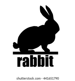 85,620 Rabbit Black Background Images, Stock Photos & Vectors ...