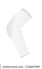 White  elbow support. vector illustration