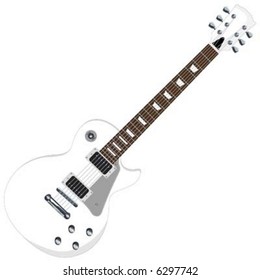 White Electric Guitar