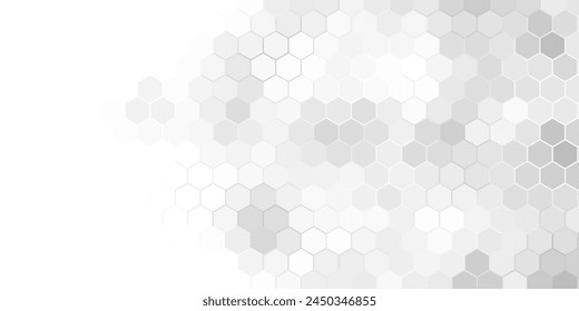 white elegant background with hex pattern