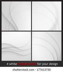 White elegant business background.  Vector illustration