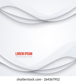 White elegant business background. Vector illustration. Template Paper design.