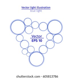 White element design gradient light