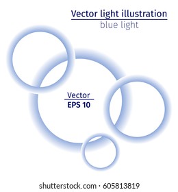 White element design gradient light