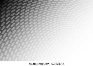 White ellipse pattern abstract background