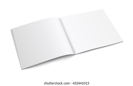 White Empty Brochure 