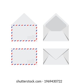 White Envelop Simple Vector Illustration