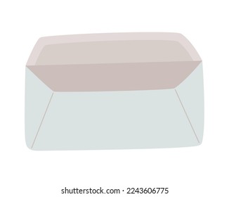 white envelope illustration isolated icon
