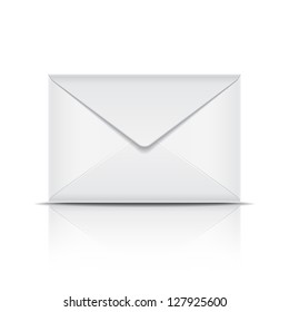 White envelope. Vector illustration