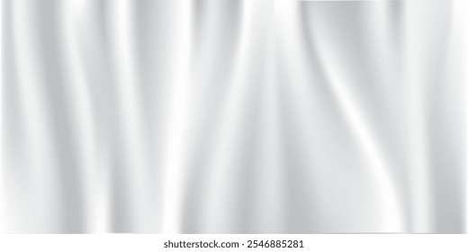 white fabric texture background with gray and dark shadow