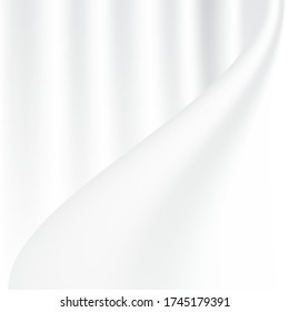 White fabric texture background. The luxury of white fabric with high resolution.