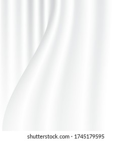 White fabric texture background. The luxury of white fabric with high resolution.