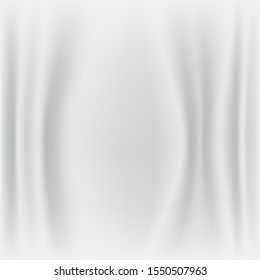 The White Fabric wrinkles background vector illustration.