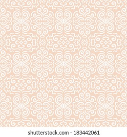 White fantasy seamless pattern background