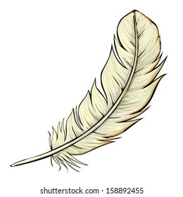 white feather