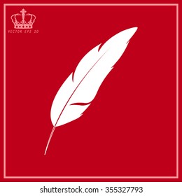 White Feather Icon