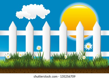 White fence concept
