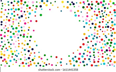 White Festival Dust Wallpaper. Green Transparent Round Pattern. Independence Design. Top Color Wallpaper.